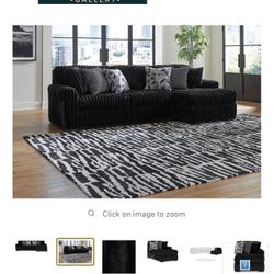 Midnight-Madness Sectional Sofa with Chaise By Ashley Furniture 