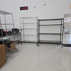 Various Storage Racks ALL ON Wheels