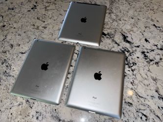 BUNDLE (3) WORKING Apple iPad 2nd/3rd/4th Gen A1416 For Parts / Repair LOCKED