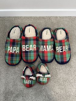 NEW: Dearfoams Family Matching Slippers