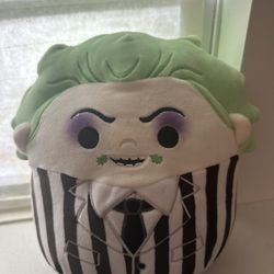 Beetlejuice Halloween Halloween Squish, Mellow, Plush Toy, Stuffed Animal