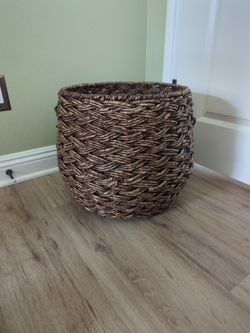 Threshold Large Wicker Basket
