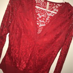 Red Bodysuit