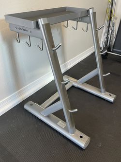 LifeFitness Signature Series Barbell Holder Storage Rack Multi-Purpose Organizer Gym Commercial