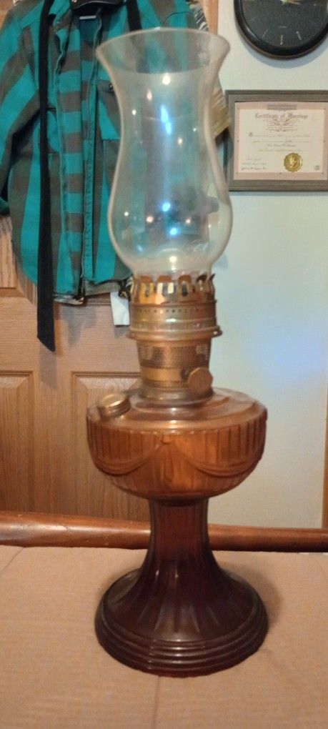 Antique Aladdin Oil Lamp
