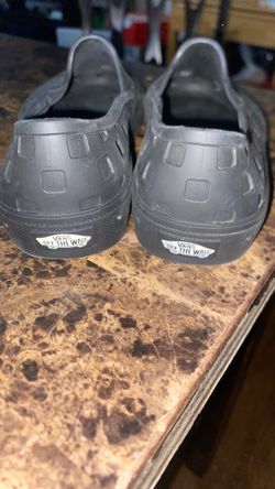 Vans Off The Wall Black Slip-On Shoes