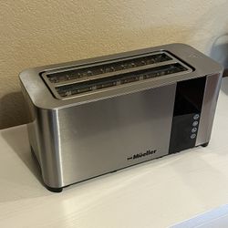 Mueller Stainless Steel Extra Wide Toaster 