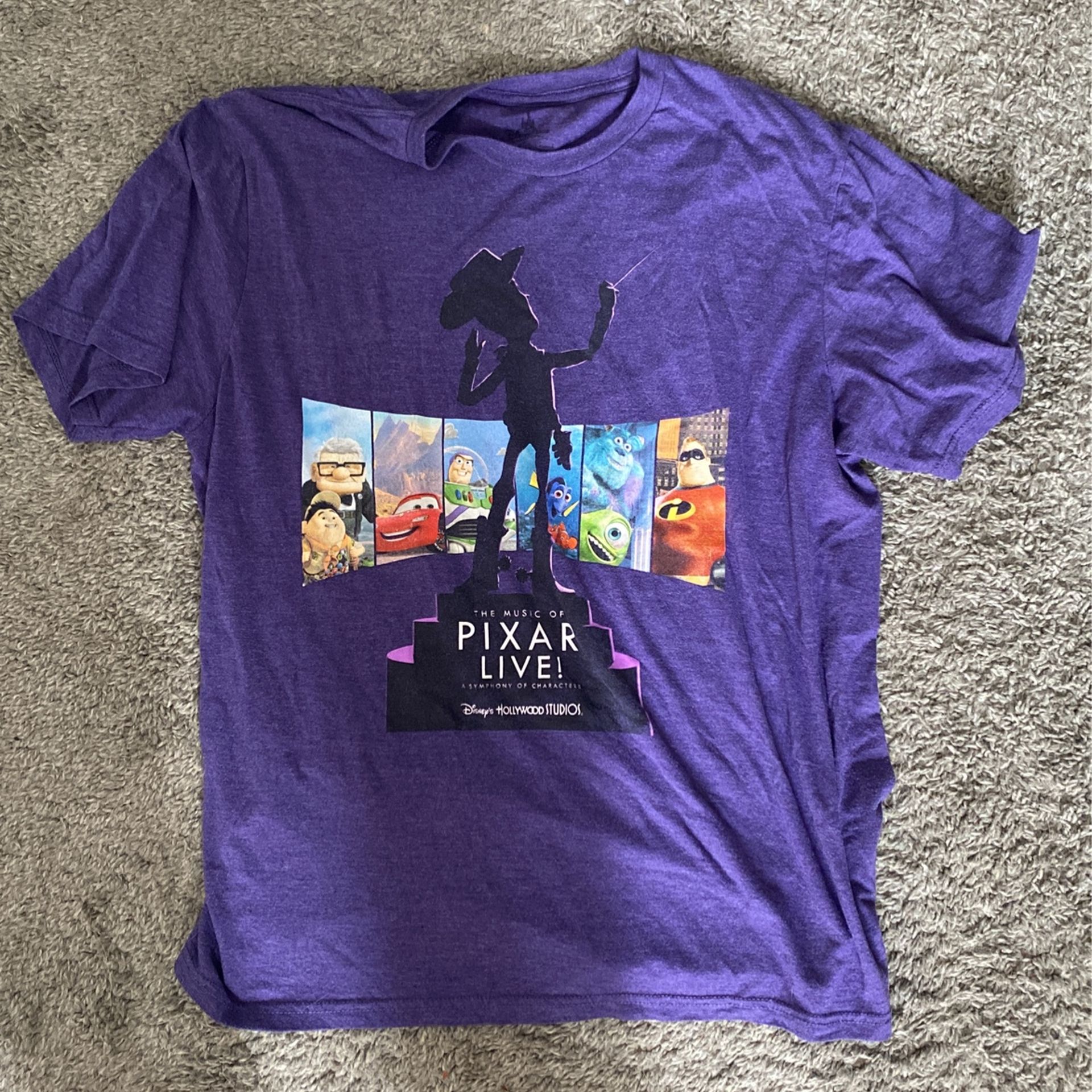 Disney Shirt - Music Of Pixar LIVE (Large)