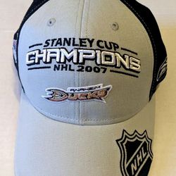 New 2007 Anaheim Ducks Championship Hat Reebok
