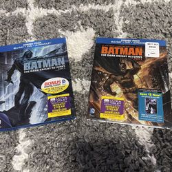 Batman: The Dark Knight Rises 1 and 2 on Blu-Ray