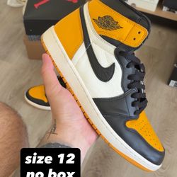 Jordan 1 Taxi Yellow