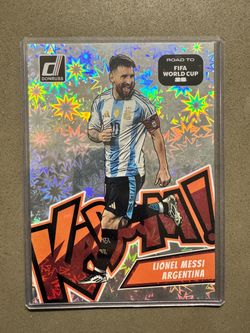 Lionel Messi Donruss Road to FIFA World Cup 26 JUMBO Card