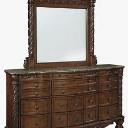 Ashley's Furniture Northshore Dresser And Mirror