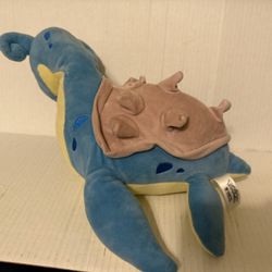 Pokemon Center Pokemon Fit Lapras Stuffed Toy Plush Japan Neck Won’t Stay Straig