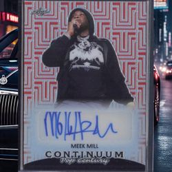 Meek Mill Leaf Pop Century Continuum Auto #/49 – Hip‑Hop Icon