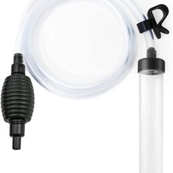 5ft Aquarium Siphon Vacuum Cleaner for Fish Tank Cleaning Gravel & Sand