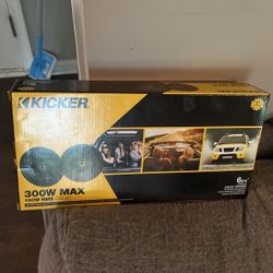 Kicker 300W MAX coaxial Speakers