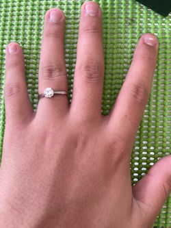 1.0 Carat Moissanite Engagement Ring – Certified, Brilliant Sparkle