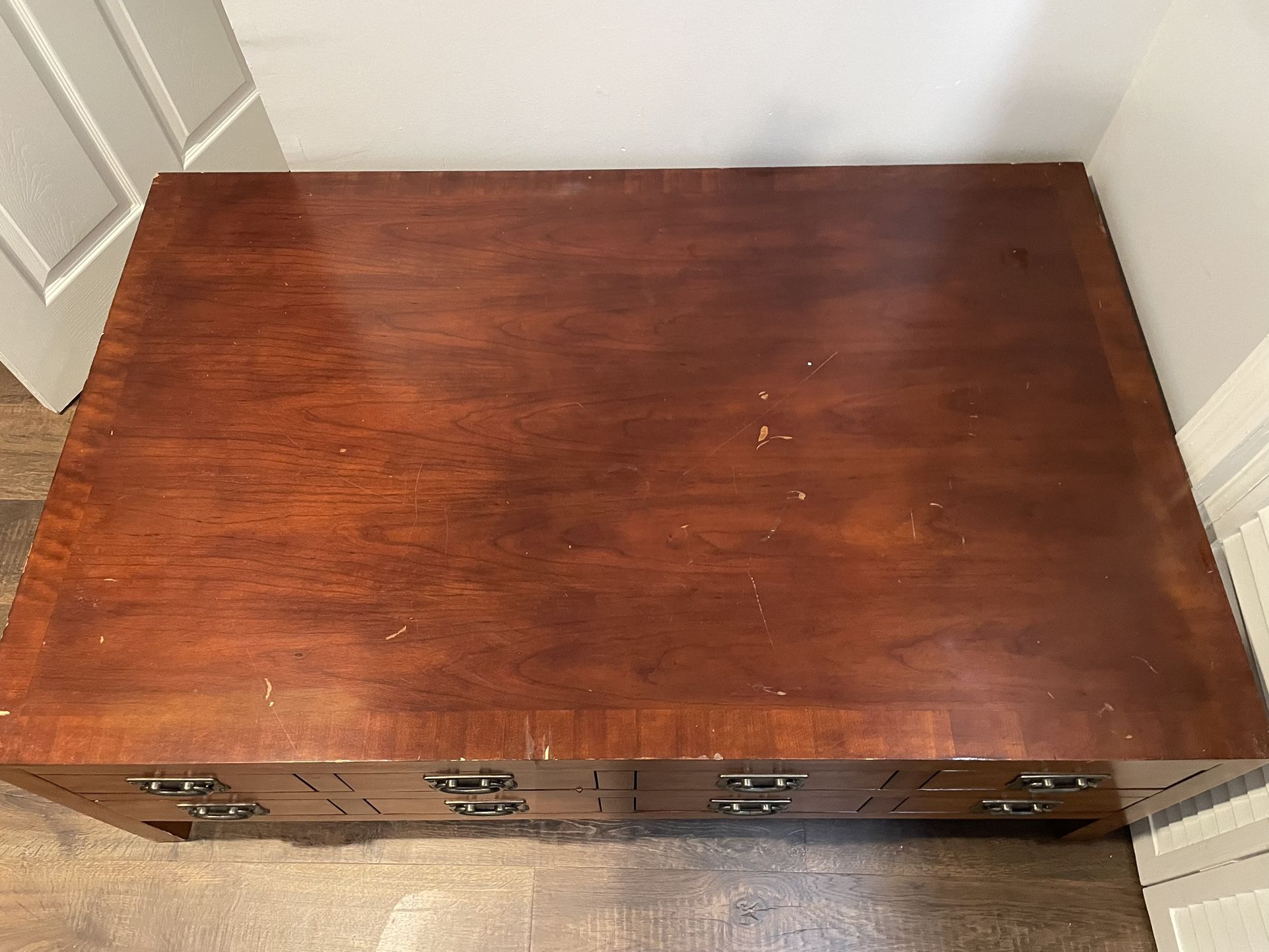 Solid Wood Coffee Table With Drawers 