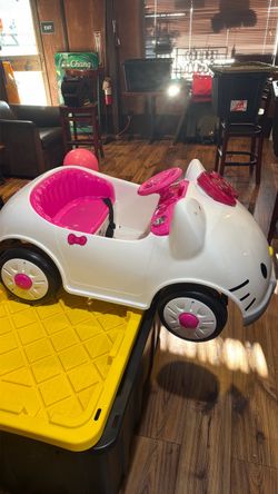Hello kitty kid car