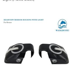 Tapa de espejo lateral con luz LED para Ford Bronco 2021+ 2/4 puertas