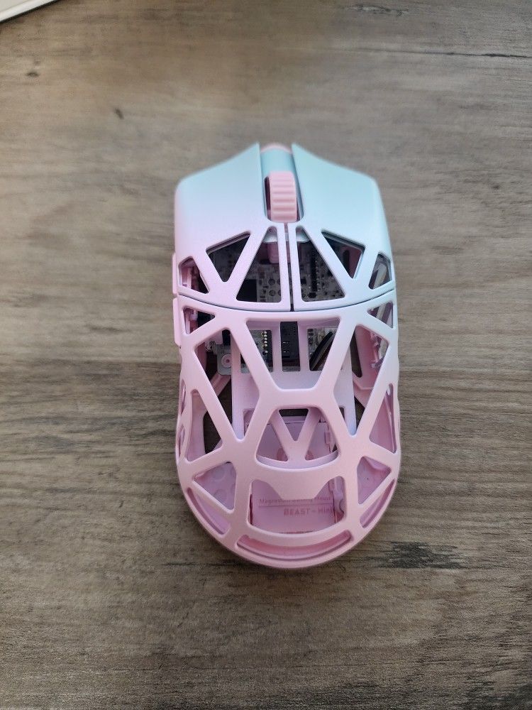 WLMouse X Beast Mini 8K Wireless Gaming Mouse in Pink