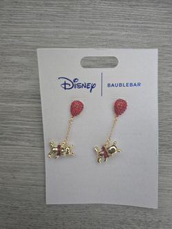Disneyland Baublebar Pooh Dangle Earrings