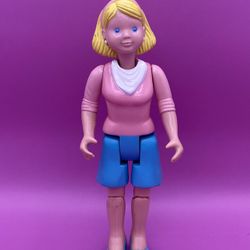 Vintage 1993 Fisher Price Loving Family Dream Dollhouse Blonde Mom Mother Woman Doll Figure