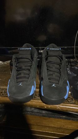 Air Jordan 14 Black University Blue