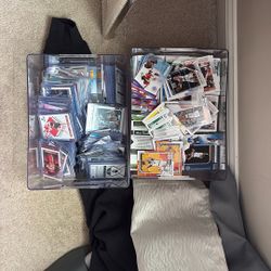 Hundreds Of Cards !!!!!!!! Some Sleeved And Not
