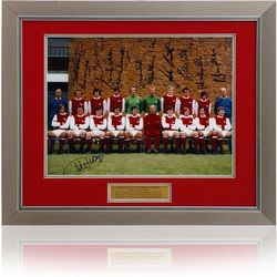 Arsenal 1971 Sqaud Photo | Framed Hand Signed by 12 Players w/ COA