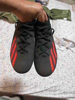 Adidas Soccer Cleats Black and Red