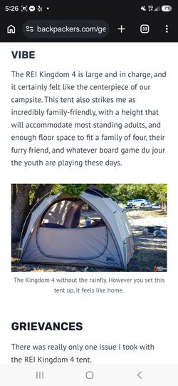 REI 4-person tent Like New!