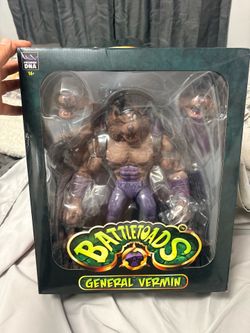 Battletoads General Vermin 12" Figure Massive Scale End Boss w Sleeve