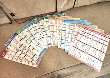 17 Laminated Workout Posters