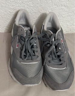 Gray Reeboks