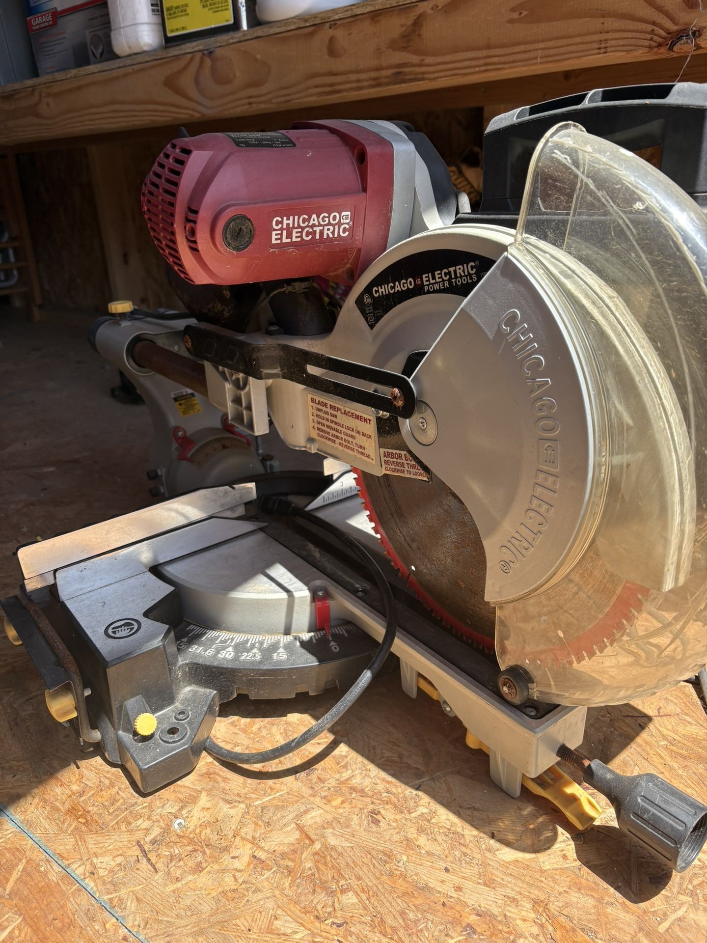 Chicago Electric 12” Sliding Compound Miter Saw