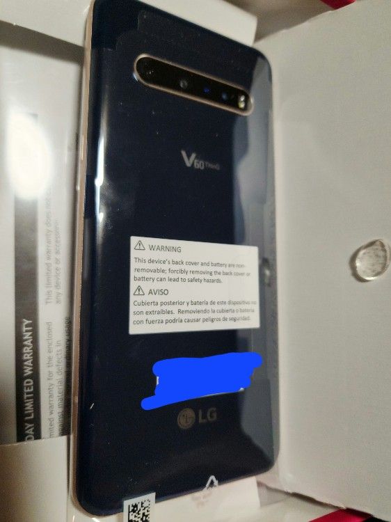 LG V60 ThinQ 5g Dual Screen 128gb WARRANTY REPLACEMENT Like New 