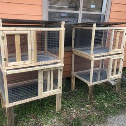 Easter Bunnies Hutches