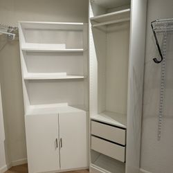 A Bookshelf And A Wardrobe Shelf In Great Condition