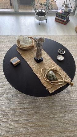 Black coffee table