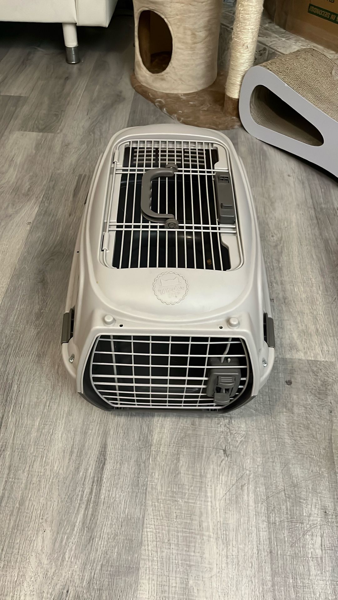 2-Door Hard-Sided Pet Carrier for Large Cats & Dogs –