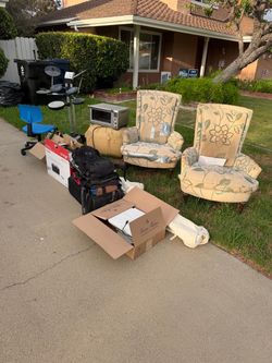 Free items in driveway