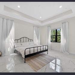 Black King Size Bed Frame