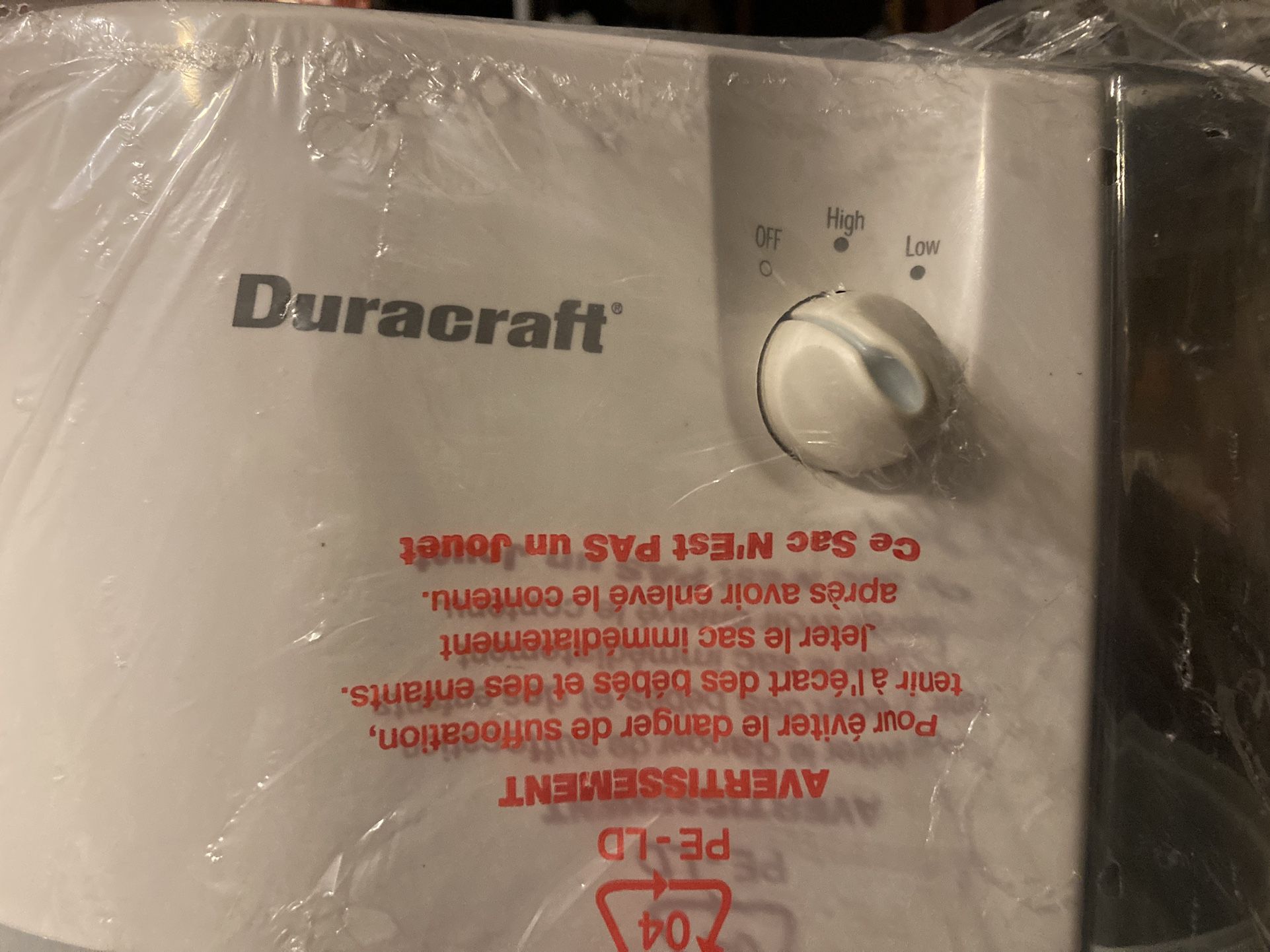 Duracraft Humidifier