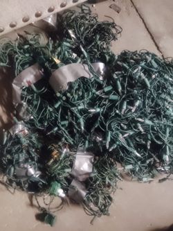 Christmas lights 10 bundles $5$ each $30 all