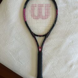 Tennis Racket: Wilson Pink/Black