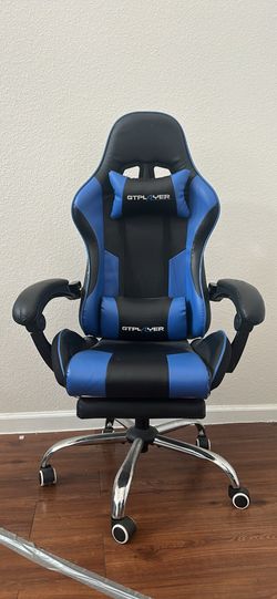 GTPLAYER Gaming Chair – Blue/Black – Good Condition