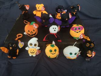 Halloween TY Beanie Ornament/Clips