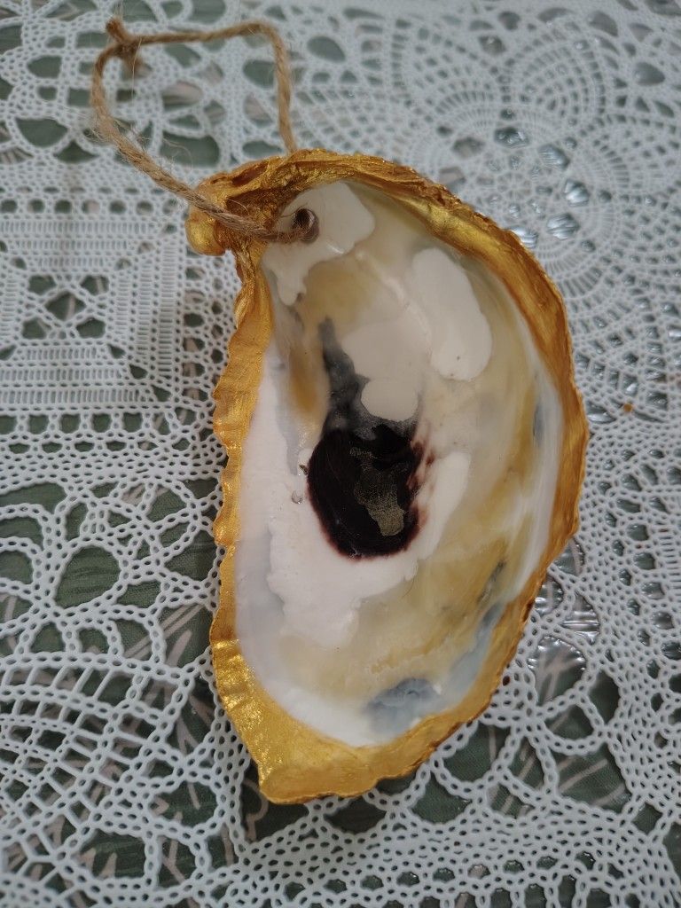 Oyster Christmas ornament